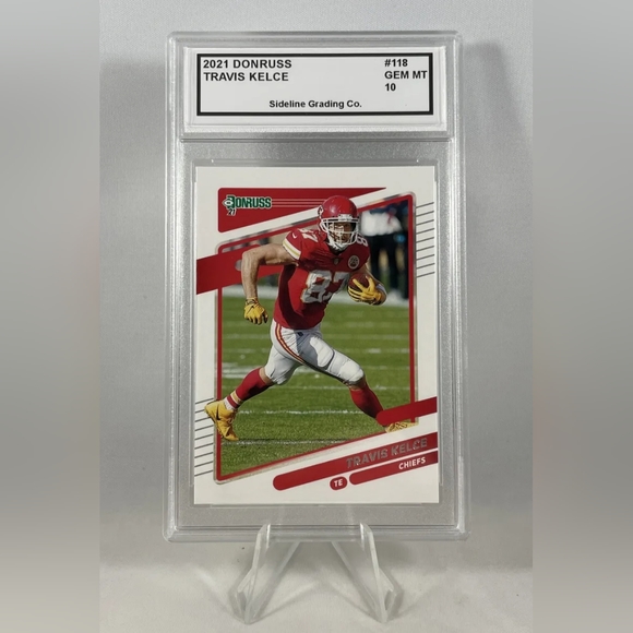 Other - Travis Kelce Graded 10 Gem Mint 2021 Donruss #118 Chiefs Star Mint